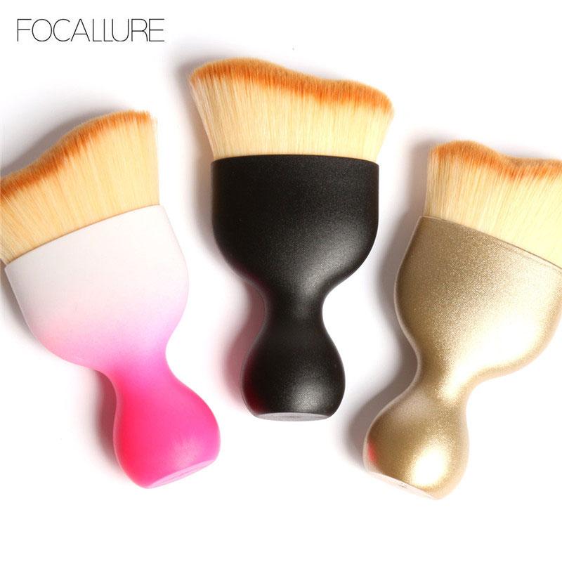 FOCALLURE Contour Foundation Brush BB Cream Makeup Brushes Loose Powder Brush Multifunctional Makeup Brushes