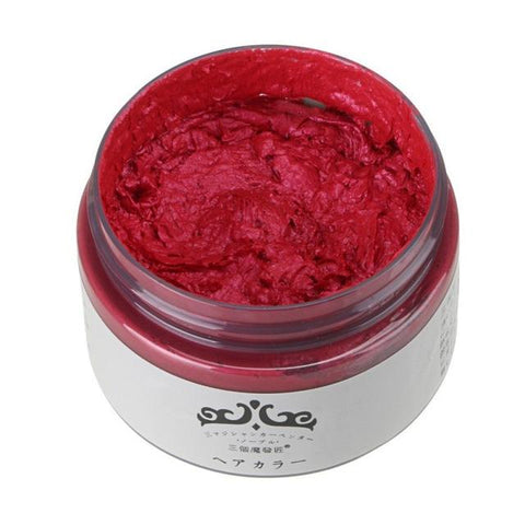 Harajuku Style Styling Products Hair Color Wax Dye One-time Molding Paste Seven Colors Hair Dye Wax maquillaje Make up