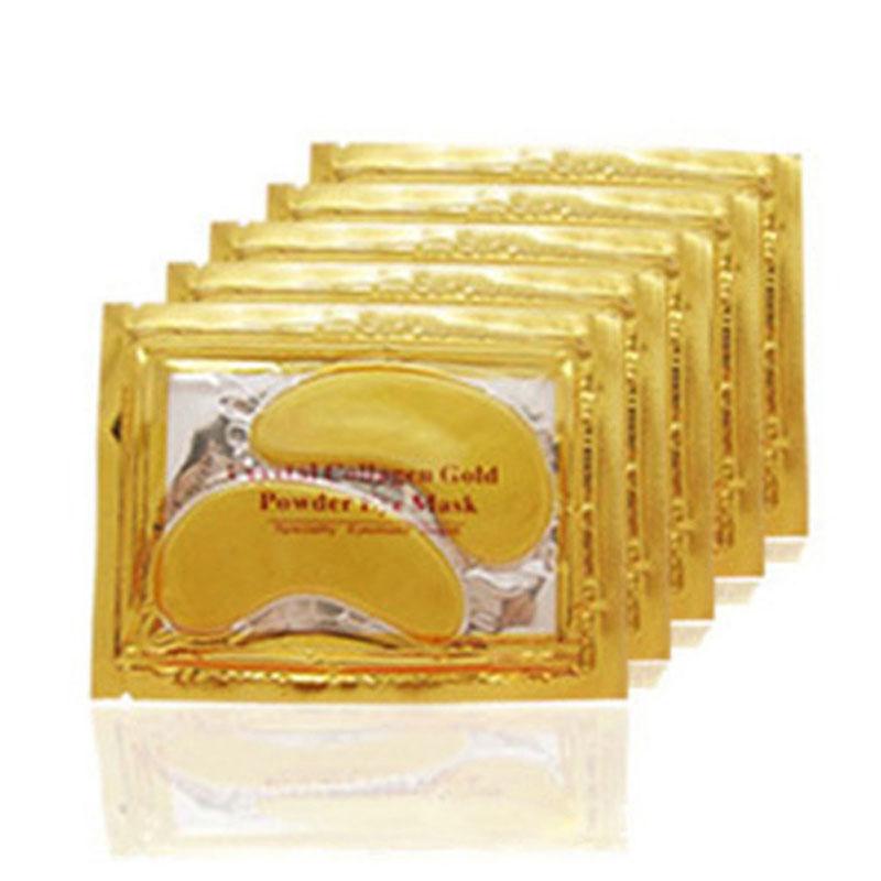 10Pairs Eye Mask Gold Crystal collagen Eye Masks Anti-Puffiness Dark Circles Anti Aging Moisturizing Eye Care