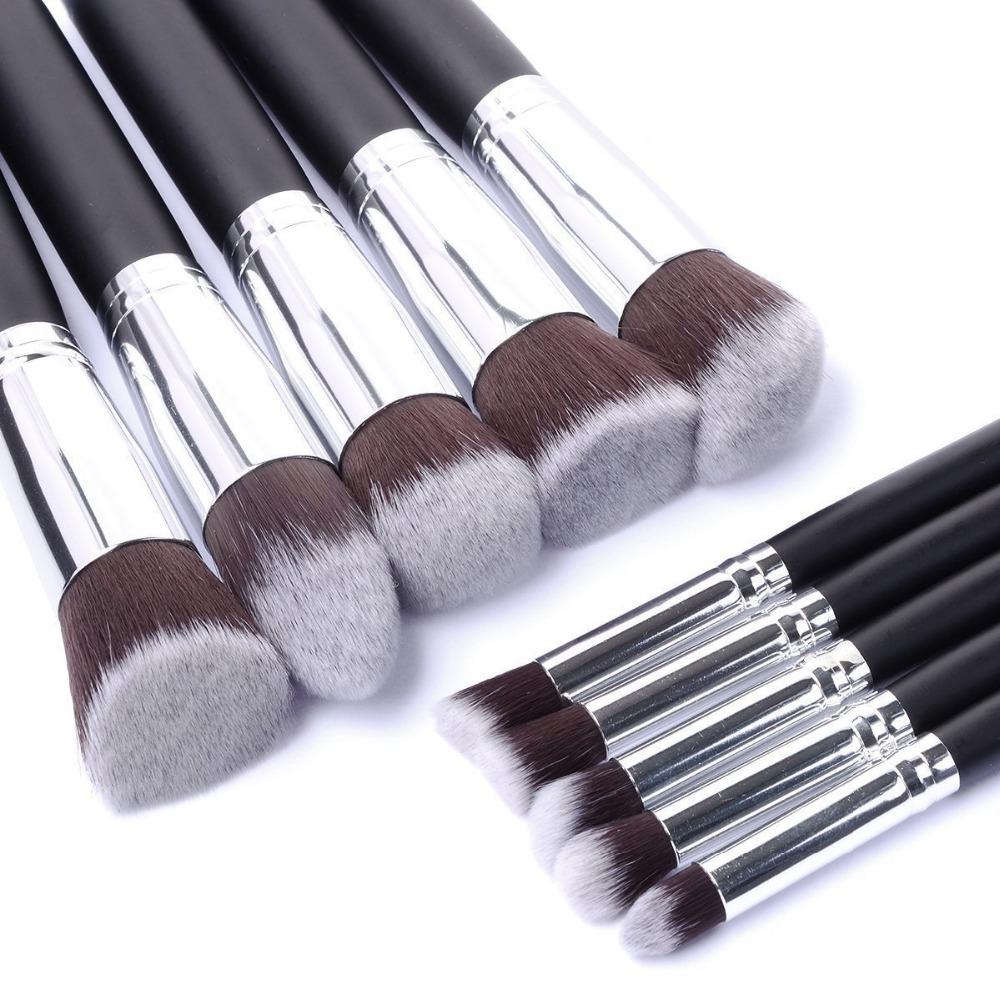 2017Superior Professional Soft Cosmetic Make up Brush Set Woman's Toiletry Kit Beauty Makeup Brushes Kabuki Blush Brush borstels