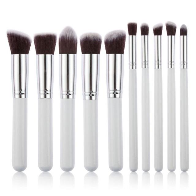 2017Superior Professional Soft Cosmetic Make up Brush Set Woman's Toiletry Kit Beauty Makeup Brushes Kabuki Blush Brush borstels