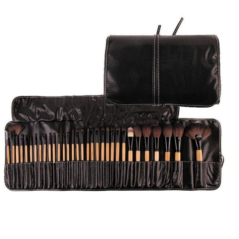 Stock Clearance !!! 32Pcs Print Logo Makeup Brushes Professional Cosmetic Make Up Brush Set The Best Quality!