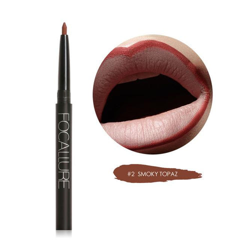 Sexy Red Lip Liner Pencils Waterproof Lip Pencil Long Lasting Pigments Nude Color Focallure Brand Lipliner Pen Makeup Cosmetics