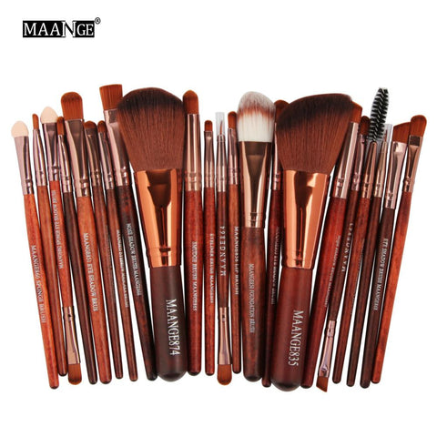 MAANGE Professional 22 PCS Makeup Brushes Tools Set Foundation Powder Bulsh Eyeshadow Eyeliner Lip Make Up Brush Cosmetic Tools