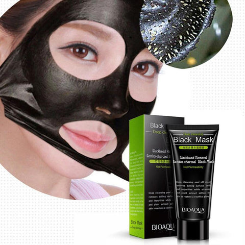 Mask Black Mud Deep Cleansing Pilaten Blackhead Remover Purifying Peel Face Mask