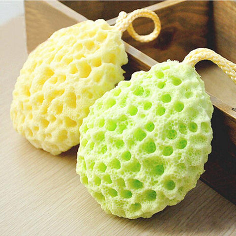Bath Ball Mesh Brushes Sponges Bath Accessories Body Wisp Natural Sponge Dry Brush Exfoliation Cleaning Equipment A4