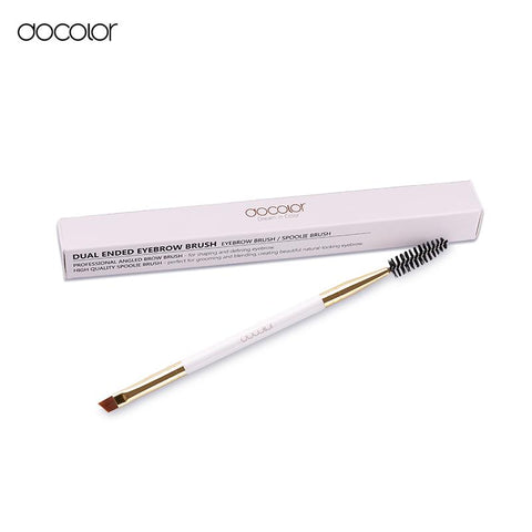 Docolor Brand Double Eyebrow Brush+Eyebrow Comb beauty cosmetic brush eyebrow makeup brushes for eyeBrow Brush blending eye