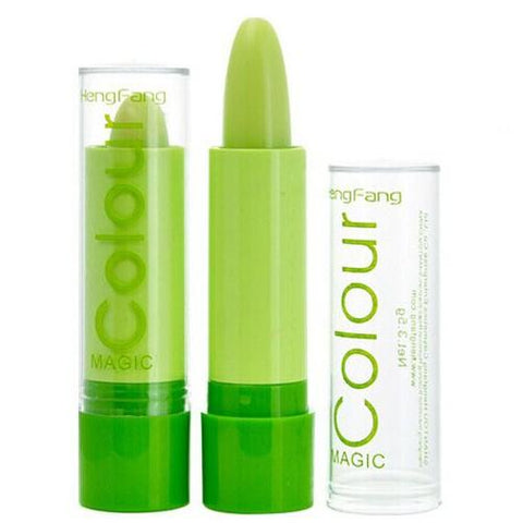 Professional Lipstick Magic Colour Temperature Change Color Lip Balm Moisture Anti- aging Protection Lip Balm Makeup Free Ship