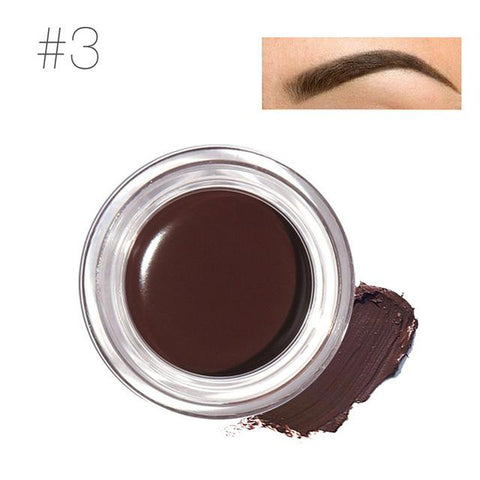 Professional Eye Brow Tint Makeup Tool Kit Waterproof High Brow 5 Color Pigment Black Brown Henna Eyebrow Gel With Brow Brush