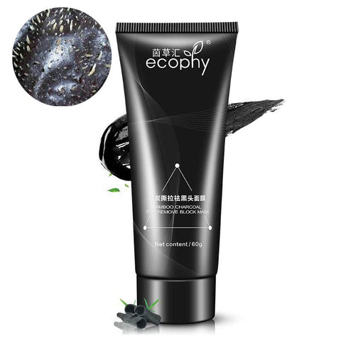 Professional Skin Care Black Heads Remove Shrink Pores Natural Bamboo Charcoal Black Head Pore Purifying Peel Off Mask