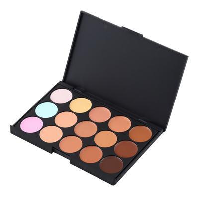 Natural Professional 15 Colors Face Concealer Corrector Facial Care Camouflage Makeup Tool Cosmetic Cream Contour Palette