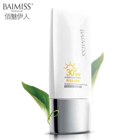 BAIMISS Facial Sunscreen SPF30+ Body Sun Cream Face Care Long Lasting Moisturizing Refreshing Concealer Summer Sunblock SkinCare