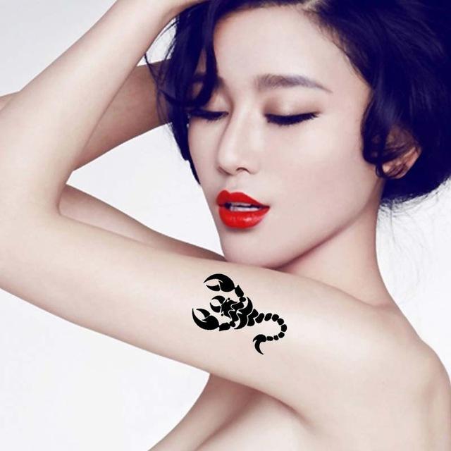 Temporary Tattoo Tatoo For man Woman Waterproof Stickers makeup maquiagem make up Dragon flower tattoo