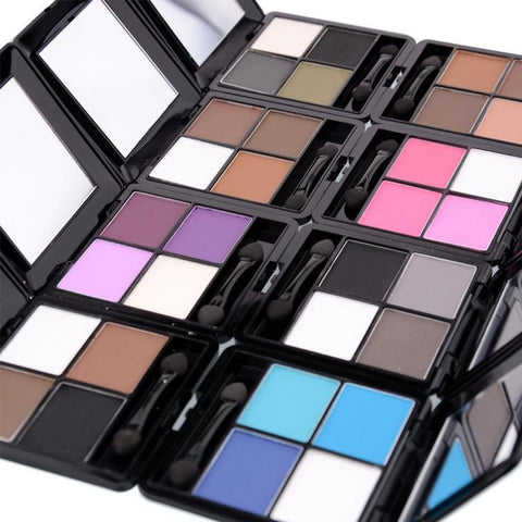 MIXIU Brand bright 4 Color Eyeshadow Palette Makeup Matte Eye shadow Palette With Brush