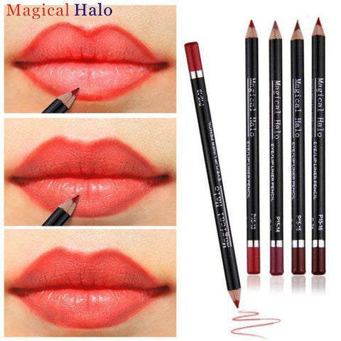 2017 Women Girl Female Party Charming Cosmetic Lip Liner Lipliner Pen Pencil Fashion Makeup Waterproof maquiagem Do Dropshipping