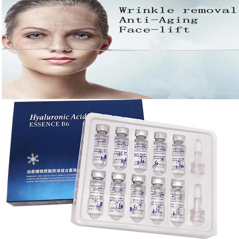 BIOAQUA Face Care Concentrated Hyaluronic Acid Serum Skin Care Anti-Aging Ageless Moisturizers Whitening Beauty Cosmetics 10pcs