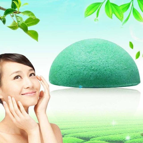 1PC Mini Natural Konjac Konnyaku Facial Puff Face Wash Cleansing Sponge Face Care Beauty Makeup Cosmetic Tools Accessories
