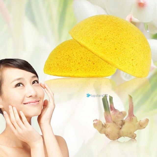 1PC Mini Natural Konjac Konnyaku Facial Puff Face Wash Cleansing Sponge Face Care Beauty Makeup Cosmetic Tools Accessories