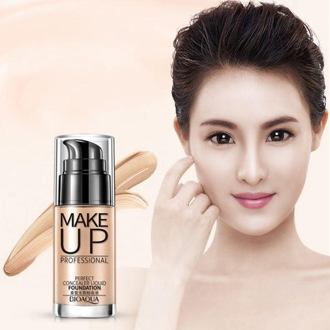 Natural Women Makeup Face BB Cream Foundation Concealer Shake Whitening Cover