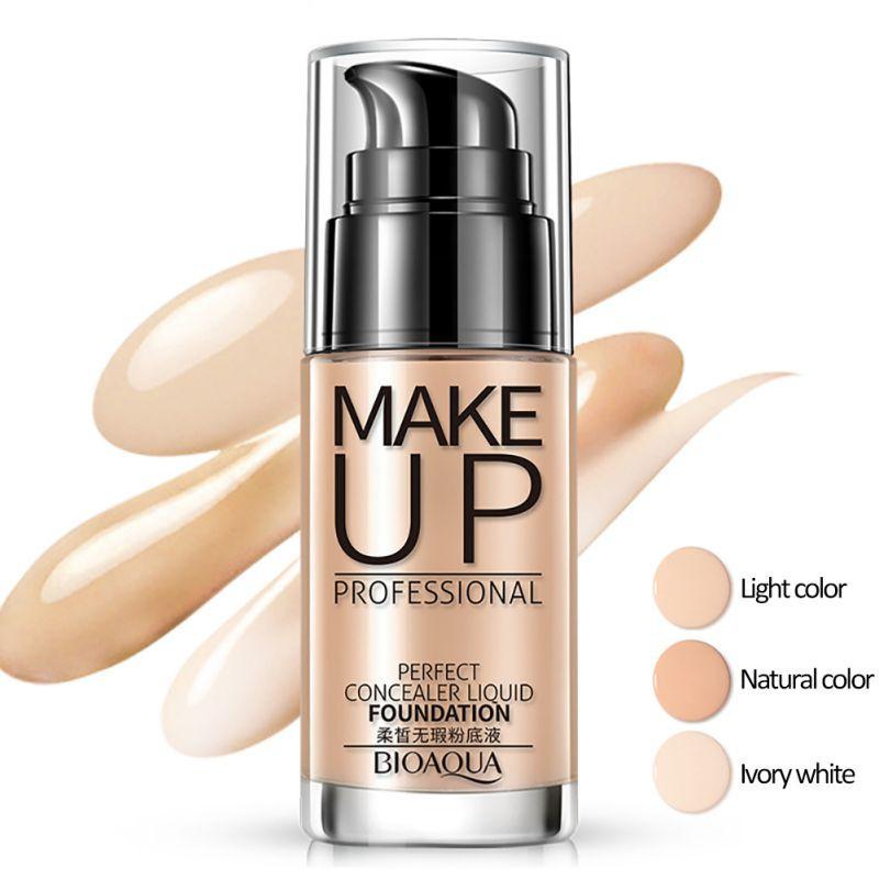 Natural Women Makeup Face BB Cream Foundation Concealer Shake Whitening Cover