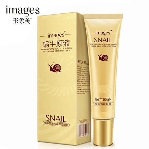 IMAGES Remove Dark Circles Hyaluronic Acid Cream Snail Eye Cream Whitening Moisturizing Anti-aging Wrinkle Snail Cream Essence