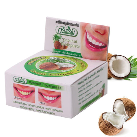 most Effective  Coconut Toothpastes Teeth Whitening Thailand  Herbal Clove Toothpaste 1pc