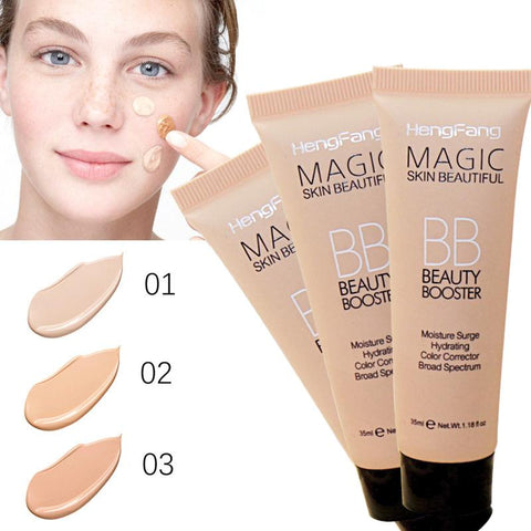 2017 New Brighten Base Makeup Kit Sun Block Long Lasting Waterproof Face Whitening Brand Foundation Hengfang BB Cream