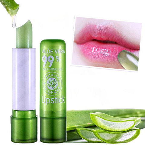 1PC Moisture Melt Lip Balm Long-Lasting Change Color lipstick Aloe Nonstick Cup  Balm Anti Aging Makeup Lip Care Beauty