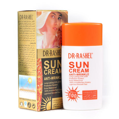 DR RASHEL  sunscream long lasting whitening UVA UVB Radiation sun protection face body cream protetor sunblock lotion spf 100