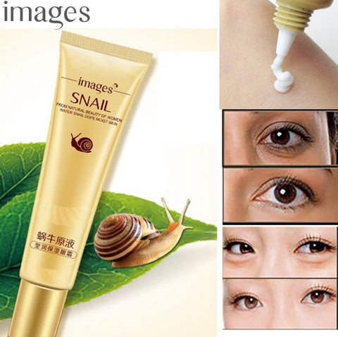 2017 New Snail Extract Anti Wrinkle and Eye Bag Hyaluronic Acid Eye Cream Remove Dark Circles Facial Skin Care Snail Cream