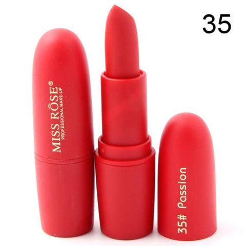 Hot Natural Sexy Red Lips Matte Velvet Lipstick Pencil Cosmetic Long Lasting Makeup  Brown Matte Lipstick
