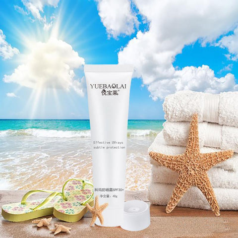 Face Skin Care Whitening Sun Protection Sunscreen Cream Waterproof Moisturizing Sunblock Cream Spf 30+ For Man And Woman
