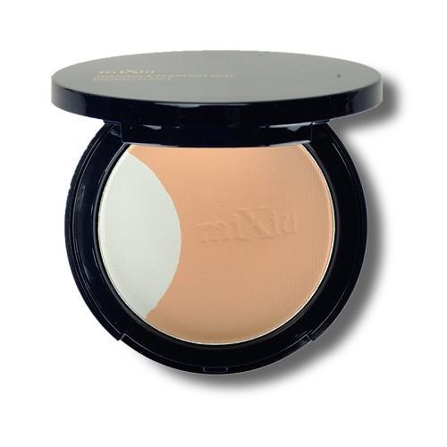 Brand MiXiu Professional Face Makeup Twin Pact Perfect Skin Pressed Powder Concealer