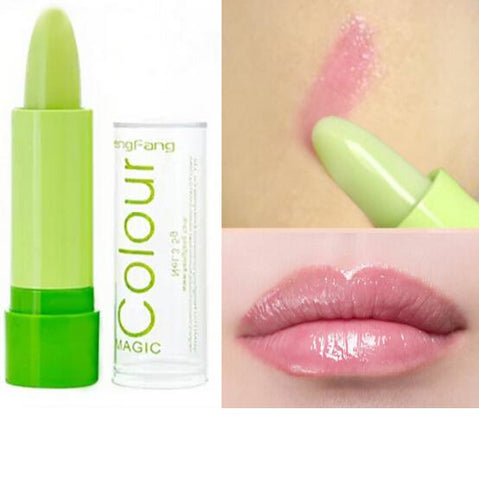 Professional Lipstick Magic Colour Temperature Change Color Lip Balm Moisture Anti- aging Protection Lip Balm Makeup Free Ship