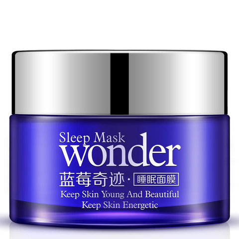 BIOAQUA Wonder natural Blueberry Sleeping Mask for Acne Winter Hydrating Oil Control Bright Skin Keep Young Beauty Energy HOT
